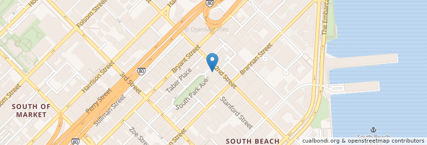 Mapa de ubicacion de American Grilled Cheese Kitchen en アメリカ合衆国, カリフォルニア州, サンフランシスコ, San Francisco.