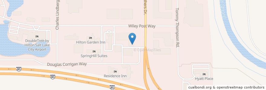 Mapa de ubicacion de Roberts Restaurant en 미국, 유타 주, Salt Lake County, Salt Lake City.