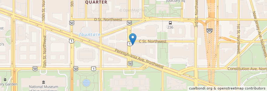 Mapa de ubicacion de The Source by Wolfgang Puck en الولايات المتّحدة الأمريكيّة, واشنطن العاصمة, Washington.
