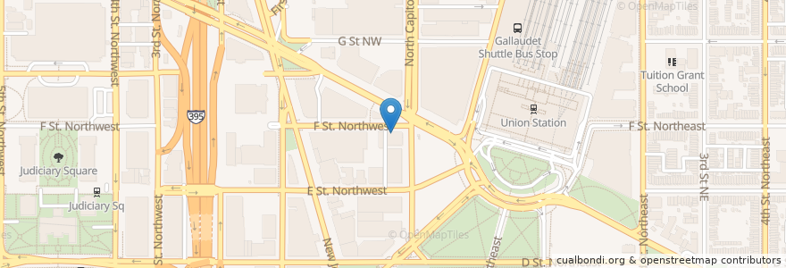 Mapa de ubicacion de The Dubliner en United States, District Of Columbia, Washington.