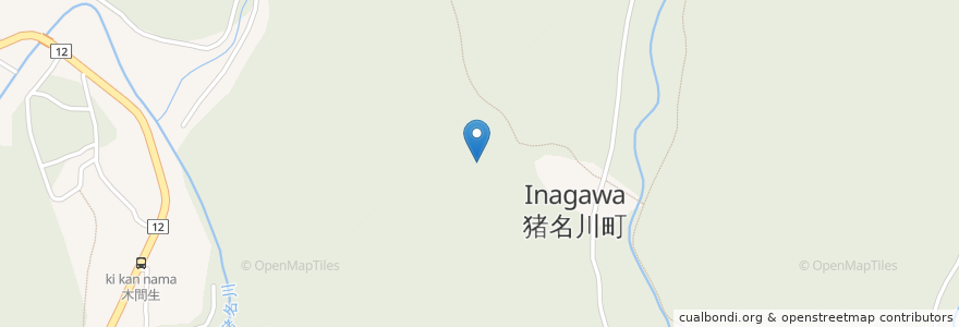 Mapa de ubicacion de 猪名川町 en Japón, Prefectura De Hyōgo, 川辺郡, 猪名川町.