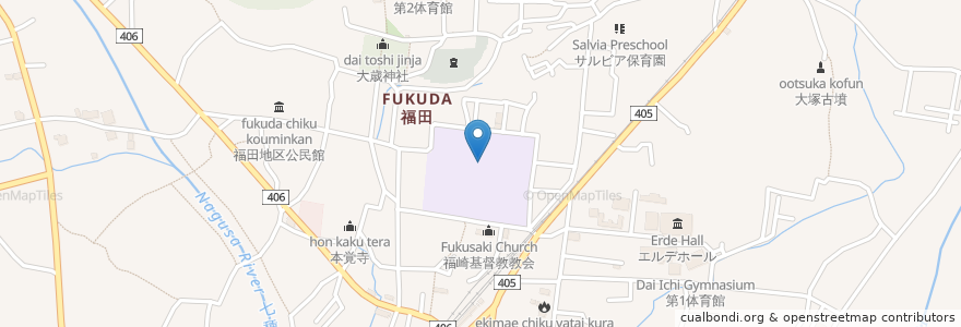 Mapa de ubicacion de 福崎町 en 日本, 兵庫県, 神崎郡, 福崎町.