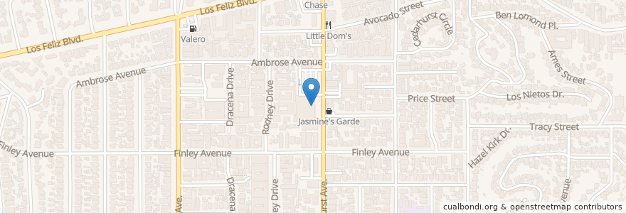 Mapa de ubicacion de Sav-On en Stati Uniti D'America, California, Los Angeles County, Los Angeles.
