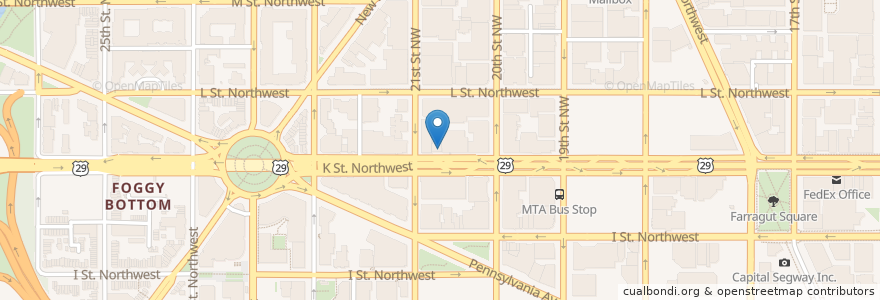 Mapa de ubicacion de Subway en États-Unis D'Amérique, Washington, Washington.