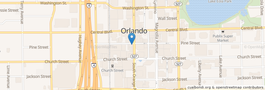 Mapa de ubicacion de Mercantile Bank en United States, Florida, Orange County, Orlando.