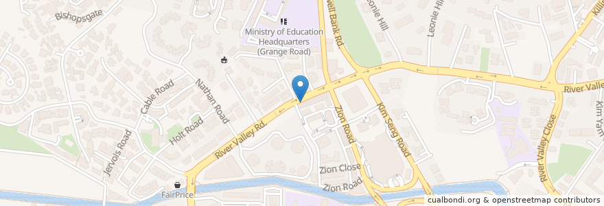 Mapa de ubicacion de Boon Tong Kee チキンライス en Сингапур, Central.