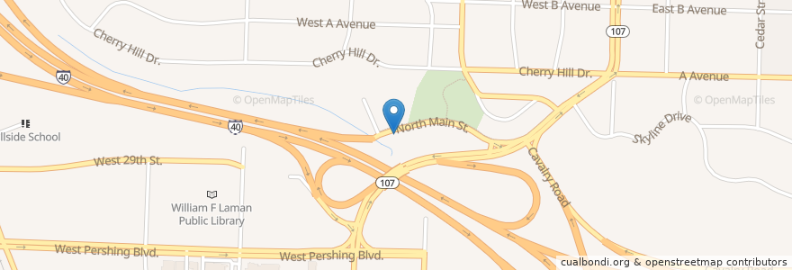 Mapa de ubicacion de Park Hill Pet Clinic en Estados Unidos De América, Arkansas, Pulaski County, North Little Rock.