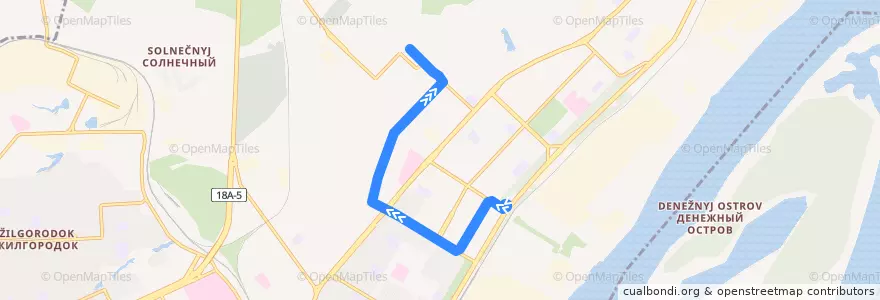 Mapa del recorrido Трамвай №13: Стадион "Монолит" — улица Алексея Матросова de la línea  en городской округ Волгоград.