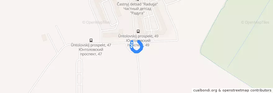 Mapa del recorrido Автобус № 112 de la línea  en округ Лахта-Ольгино.