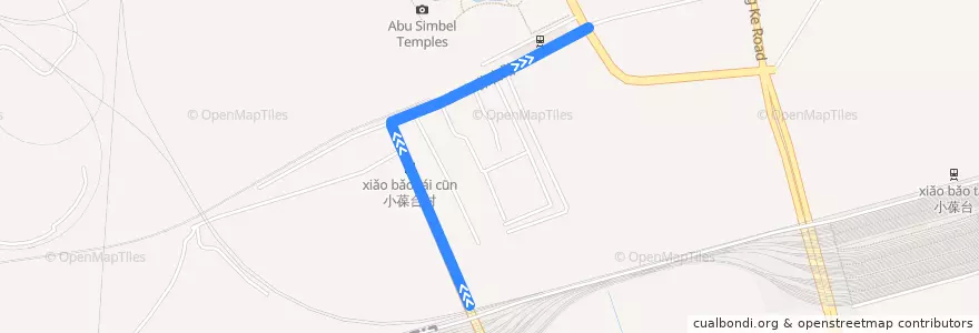 Mapa del recorrido Bus 480: 长丰园南站 => 丽泽桥 de la línea  en 豊台区.