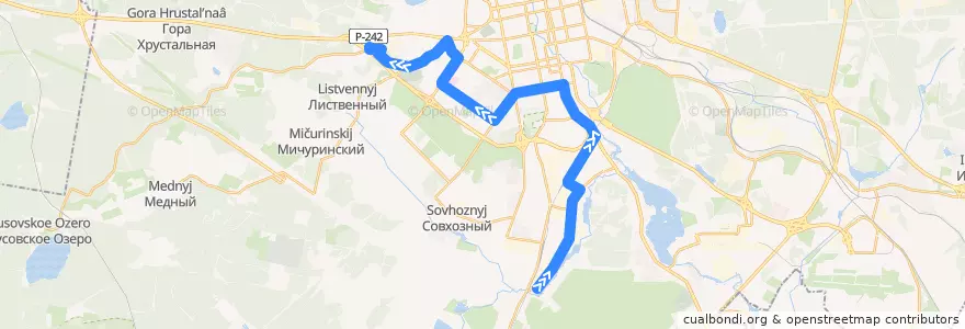 Mapa del recorrido Автобус 37. Елизавет - ТЦ "МЕГА" de la línea  en городской округ Екатеринбург.