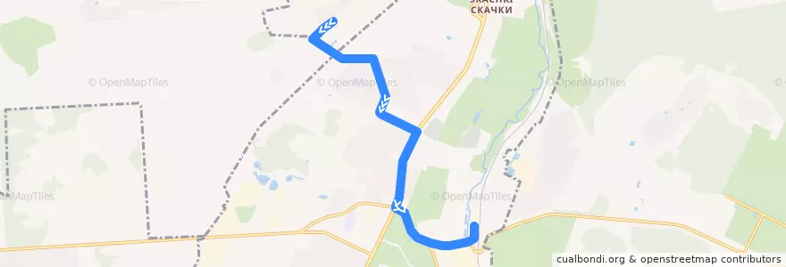 Mapa del recorrido Автобус № 149: Геологическая улица => станция "Красное Село" de la línea  en Красносельский район.