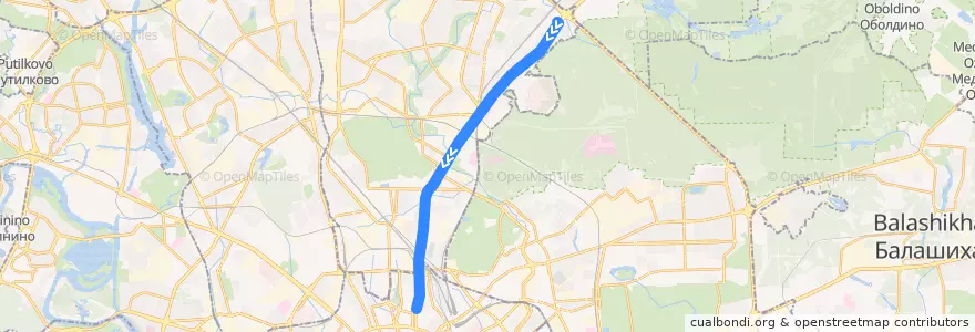Mapa del recorrido Автобус 903: Холмогорская улица => Метро «Проспект Мира» de la línea  en Северо-Восточный административный округ.