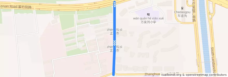 Mapa del recorrido Bus 469: 彰化村路东口 => 颐和园西门 de la línea  en 海淀区.