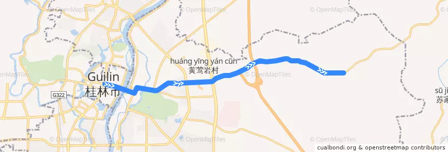 Mapa del recorrido Bus 24: 信义市场 => 航院 de la línea  en 七星区.