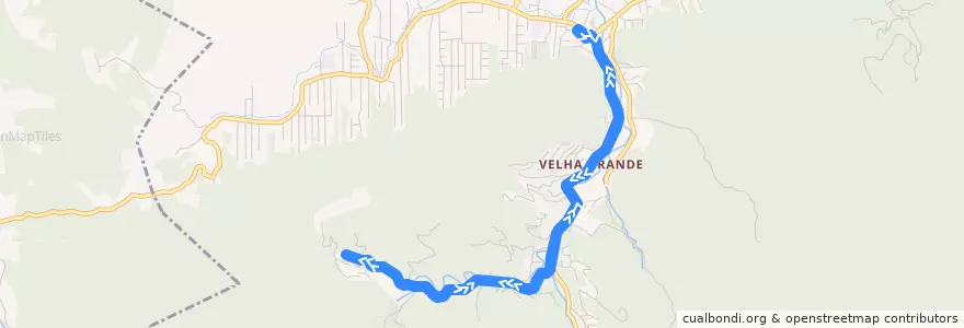 Mapa del recorrido Franz Muller (Circular) de la línea  en 블루메나우.