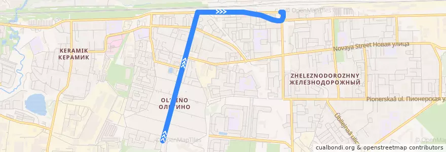 Mapa del recorrido Автобус 12: 6-я улица - Станция Железнодорожная de la línea  en городской округ Балашиха.