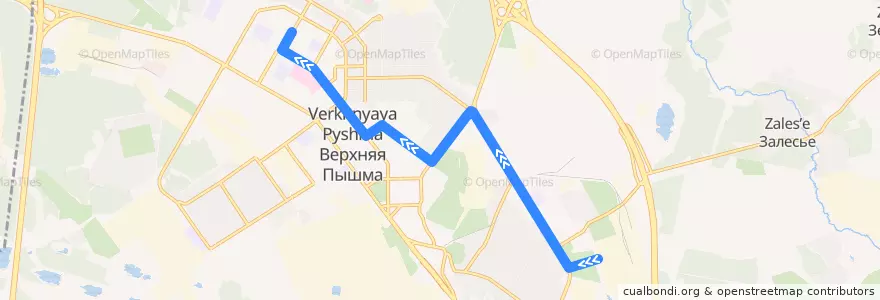 Mapa del recorrido Автобус 7. ПОЗ - Юбилейная de la línea  en городской округ Верхняя Пышма.