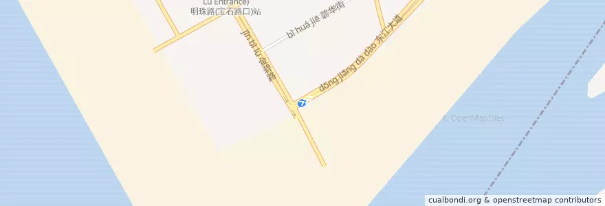 Mapa del recorrido 363路(保留) de la línea  en 夏港街道.