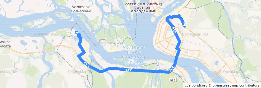 Mapa del recorrido Автобус 81 de la línea  en Приморский район.