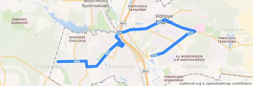 Mapa del recorrido Автобус 7: ПЛК - Ольгинская улица de la línea  en Ленинский городской округ.