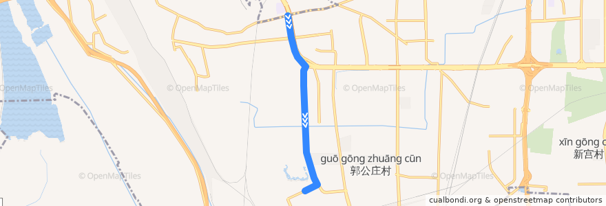 Mapa del recorrido Bus 480: 丽泽桥 => 长丰园南站 de la línea  en 丰台区.