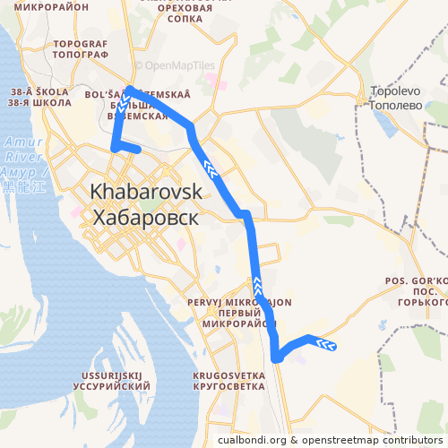 Автовокзал хабаровск карта