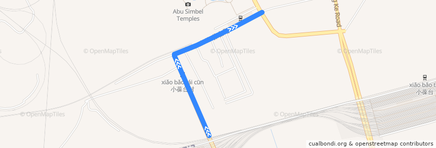 Mapa del recorrido Bus 480: 长丰园南站 => 丽泽桥 de la línea  en 丰台区.