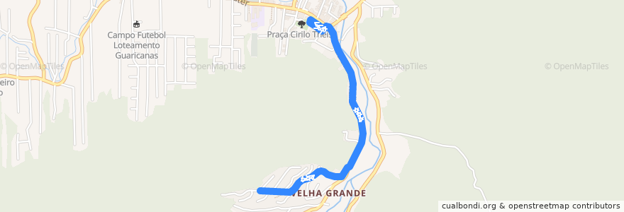 Mapa del recorrido Dona Edith (Circular) de la línea  en 布盧梅瑙.