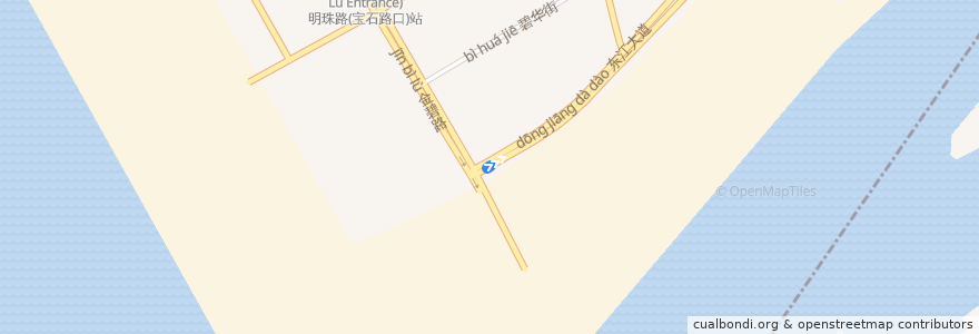 Mapa del recorrido 363路(保留) de la línea  en 夏港街道.