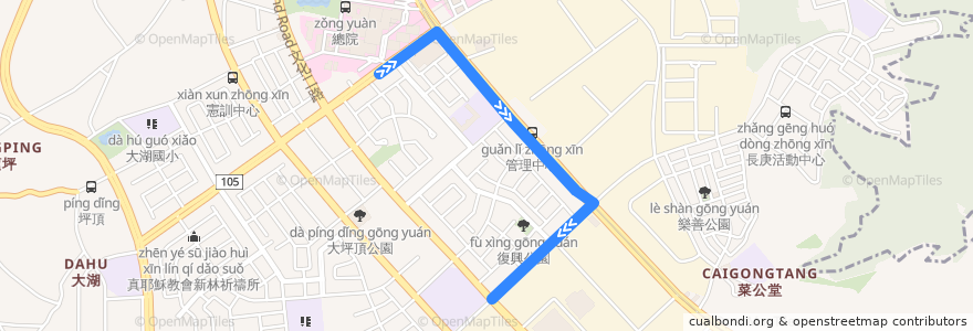 Mapa del recorrido 新北市 898 迴龍─長庚醫院(返程) de la línea  en 中華民國12浬領海外界線.