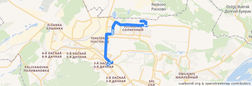 Mapa del recorrido Автобус № 74: площадь имени В. И. Ленина — микрорайон № 6 de la línea  en городской округ Саратов.