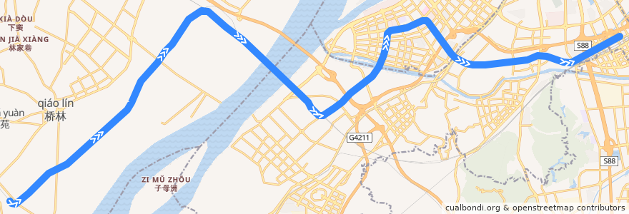 Mapa del recorrido 南京地铁S3号线 de la línea  en 南京市.