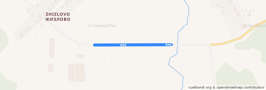 Mapa del recorrido Автобус № 55: Автостанция Можайск => Бартеньево de la línea  en Можайский городской округ.