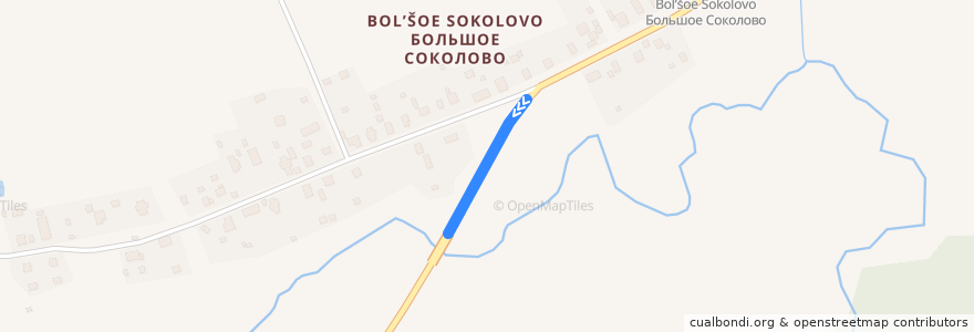 Mapa del recorrido Автобус № 55: Бартеньево => Автостанция Можайск de la línea  en Можайский городской округ.