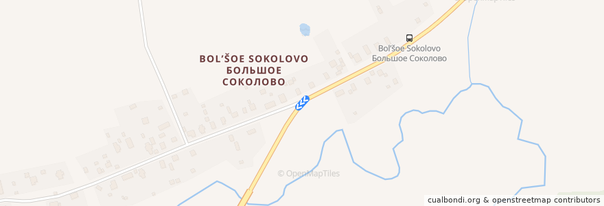 Mapa del recorrido Автобус № 55: Бартеньево - Автостанция Можайск de la línea  en Можайский городской округ.