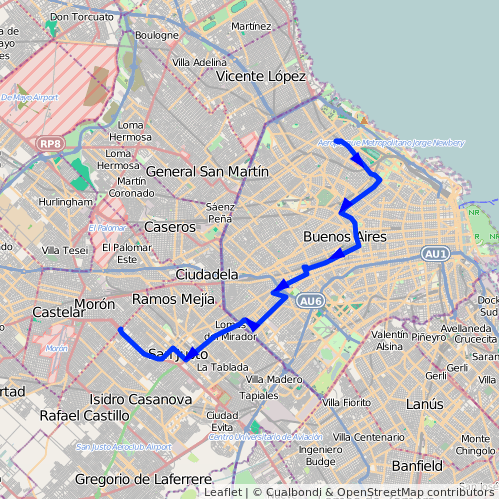 Recorrido Barrancas-Don Bosco Desde Av. J. B. Alberdi Hasta Don Bosco ...